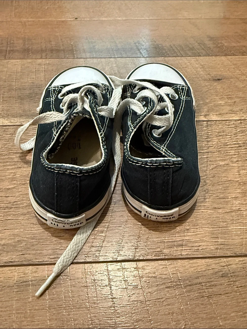 Converse Kids Black and White Low-Top Sneakers